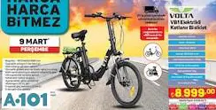 VOLTA VB1 ELEKTRİKLİ KATLANIR BİSİKLET VOLTA VB1 ELEKTRİKLİ KATLANIR BİSİKLET